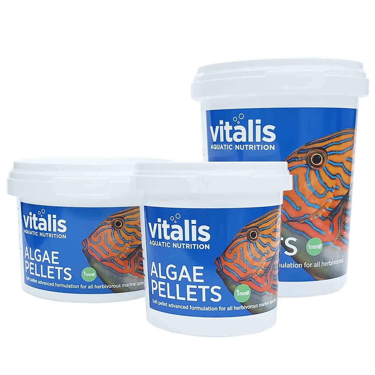 Vitalis Algae Pellets 1mm 260g Fish Food