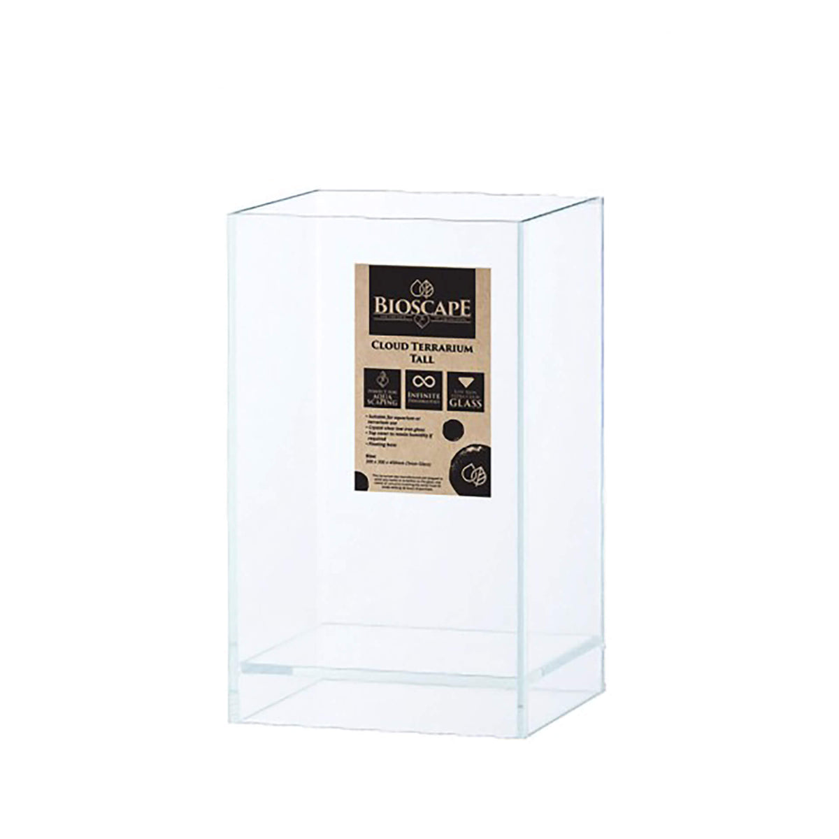 Bioscape Cloud Terrarium Tall Small- 20 x 20 x 35cm - In Store Pick Up Only**