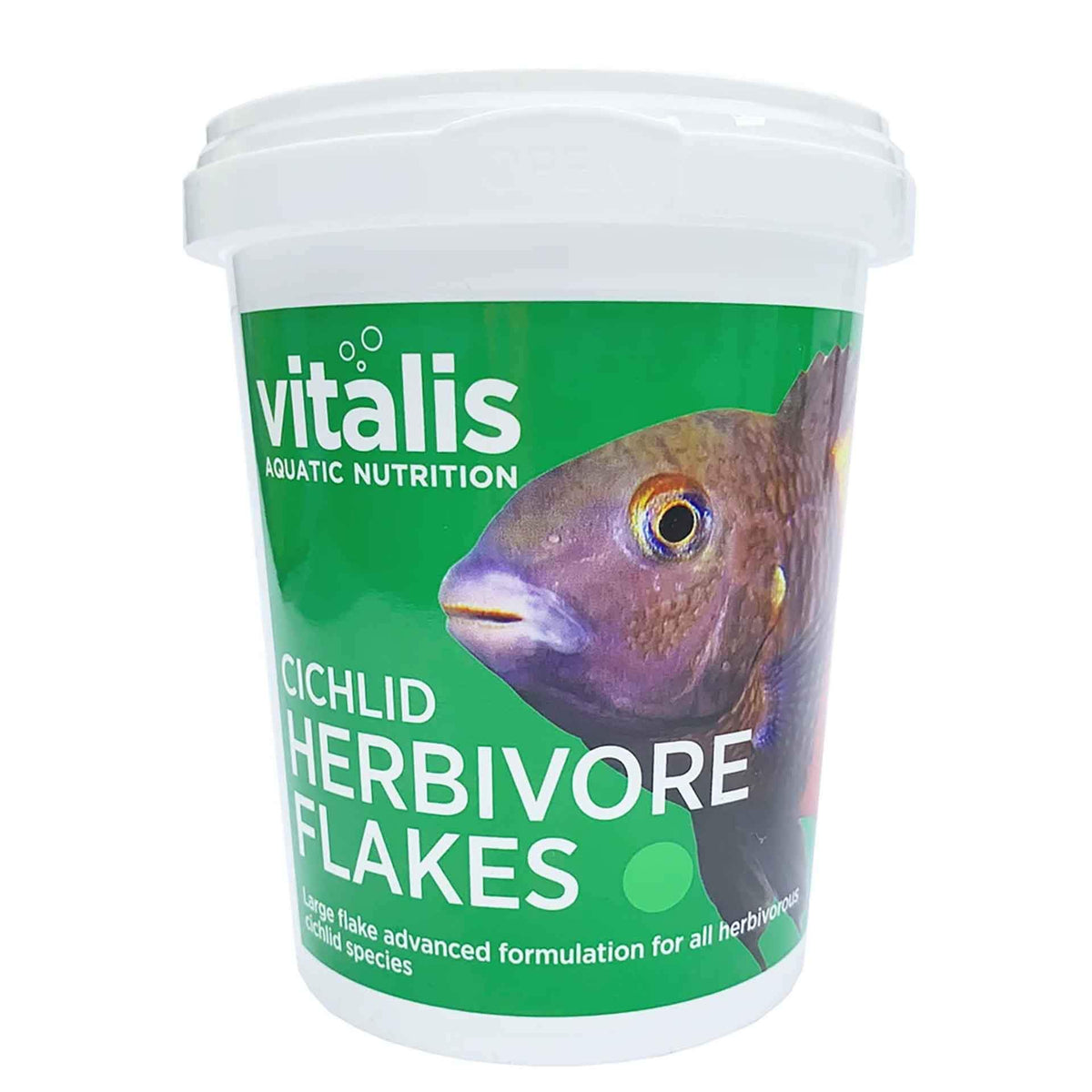 Vitalis Cichlid Herbivore Flakes 90g Fish Food