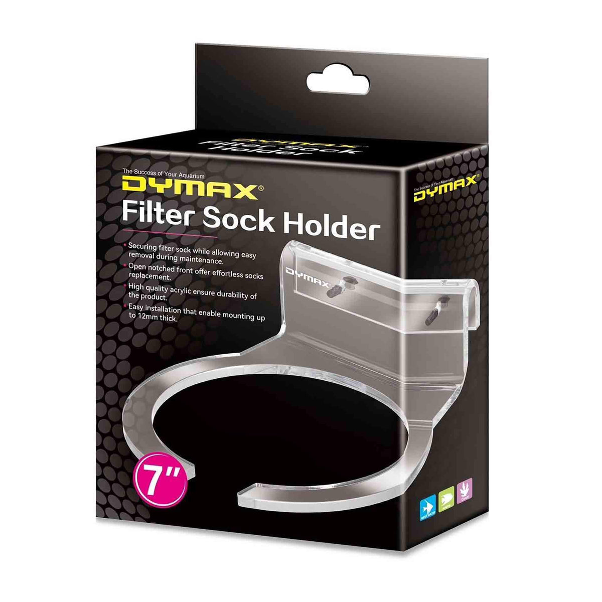 Dymax Single Filter Sock Holder 7&quot;