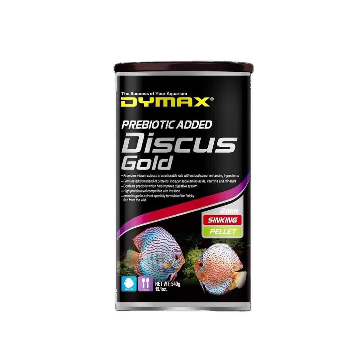 Dymax Discus Gold Sinking Pellets 540g