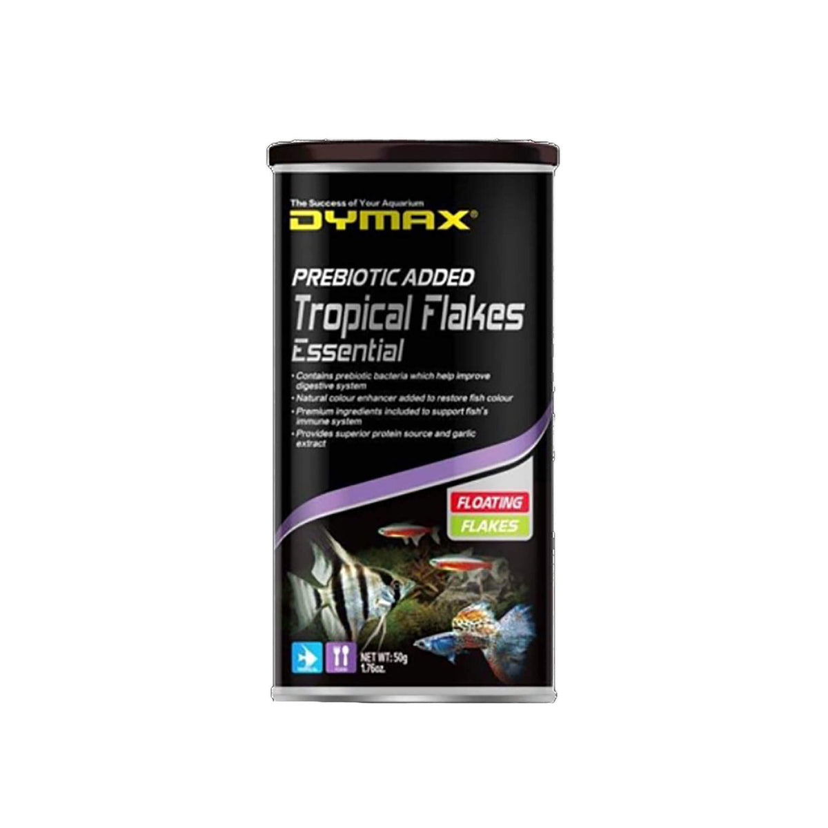 Dymax Essential Tropical Flakes Floating 50g
