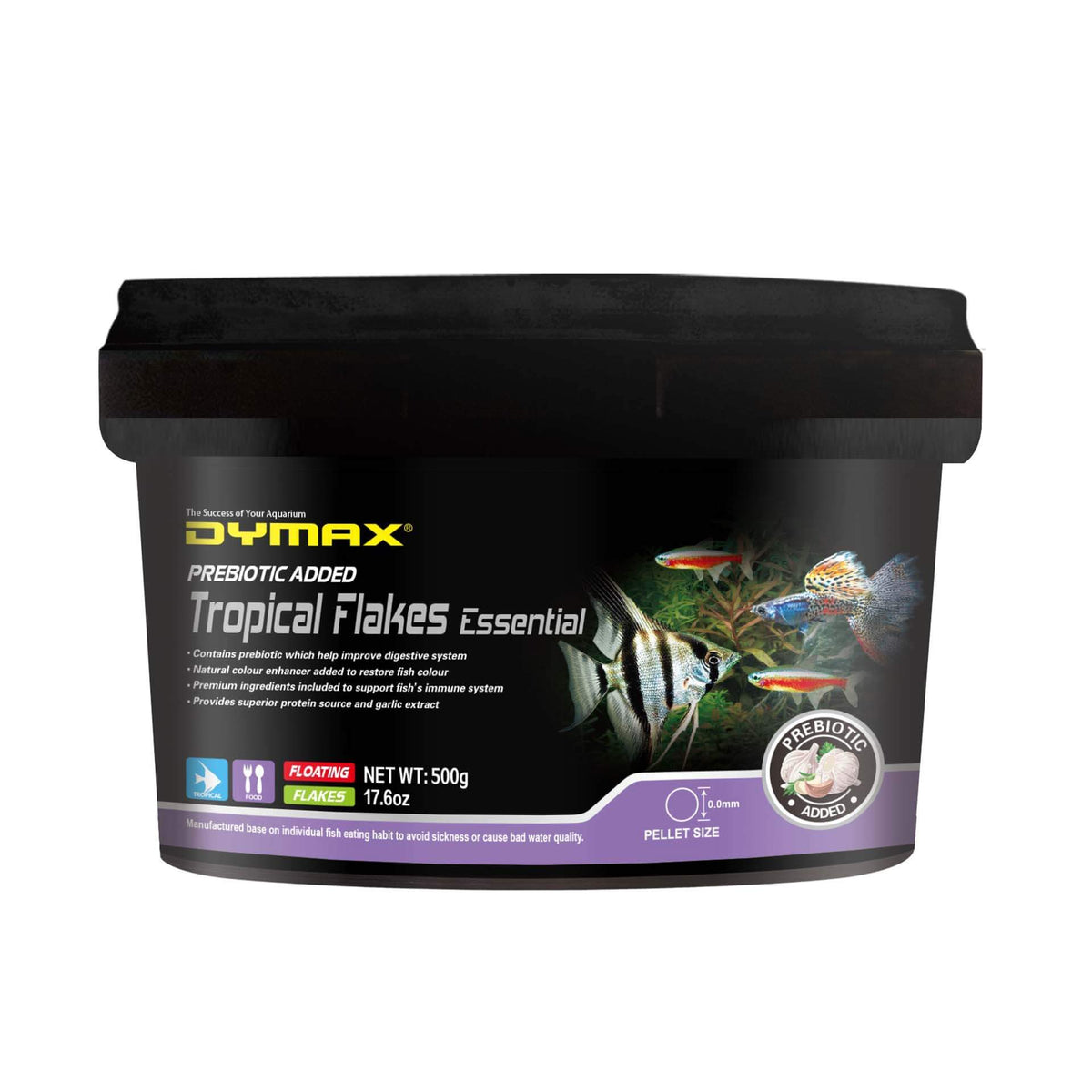 Dymax Essential Tropical Flakes Floating 500g