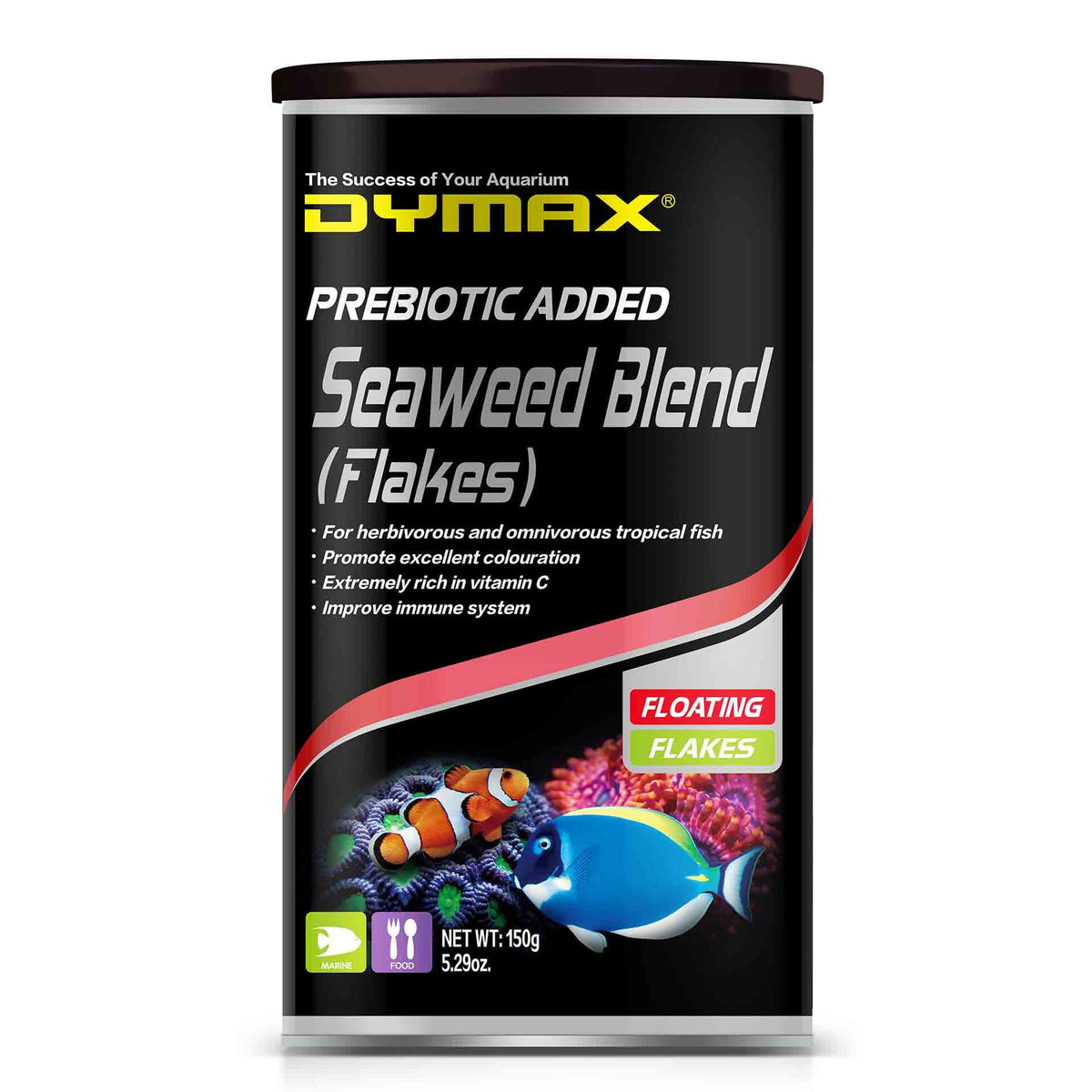 Dymax Seaweed Blend Floating Flakes 150g
