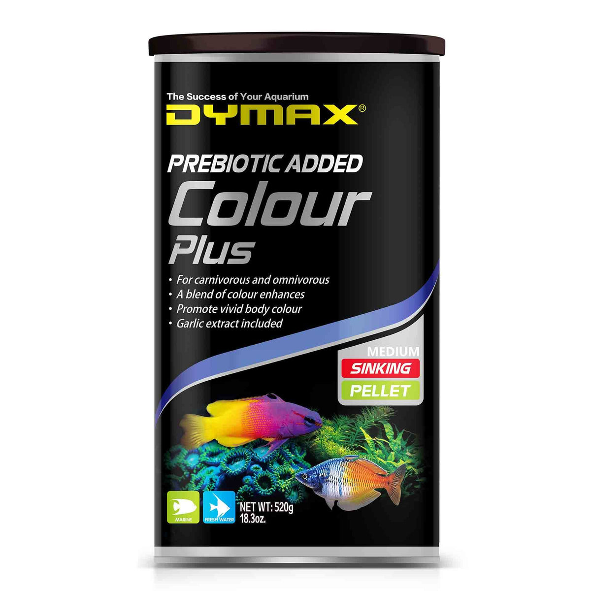 Dymax Colour Plus MEDIUM Sinking Pellets 560g