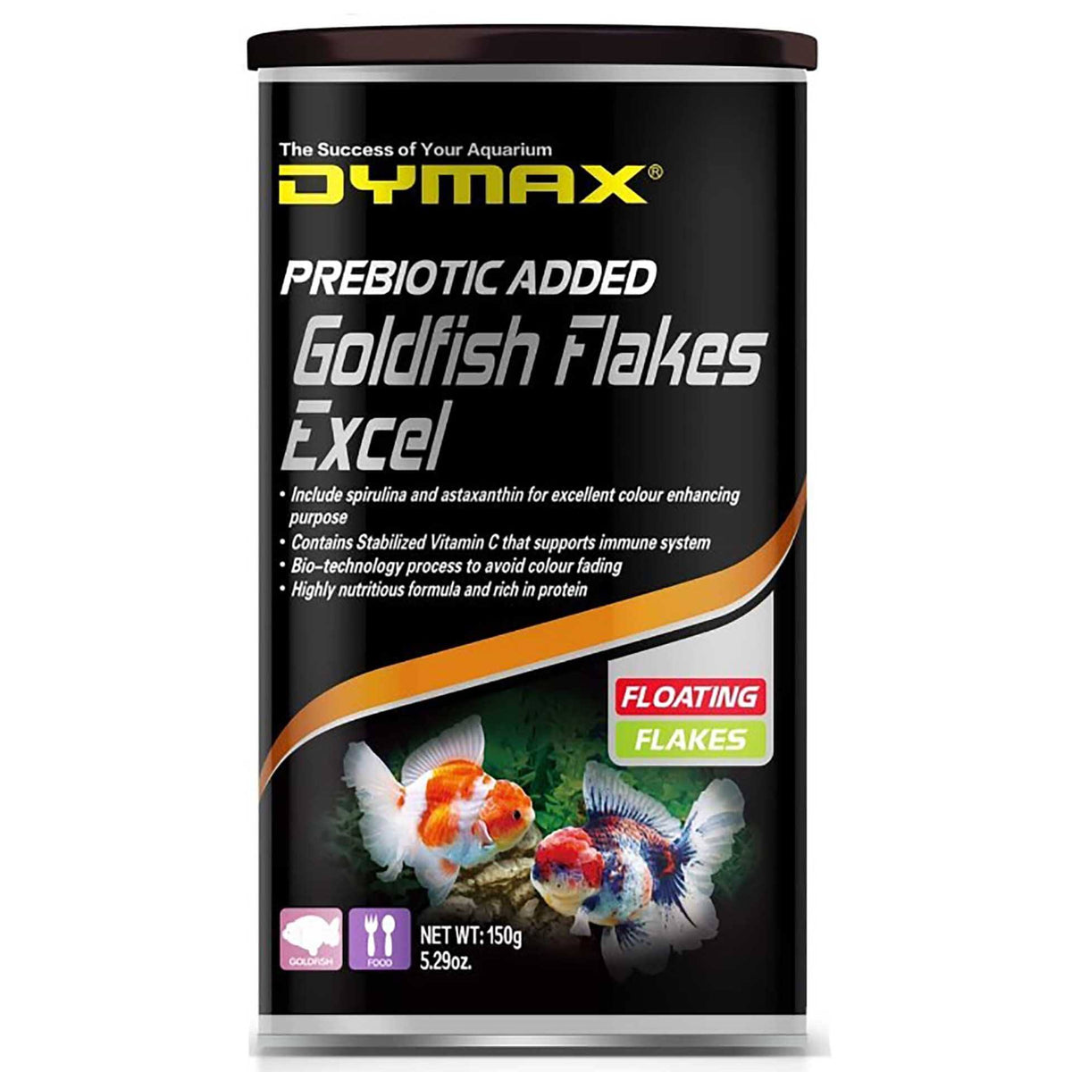 Dymax Excel Goldfish Flakes Floating 150g