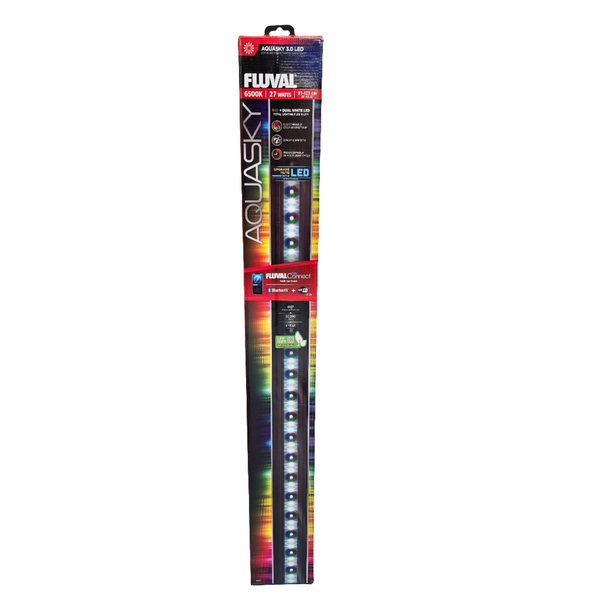 Fluval Aquasky RGB+W 3.0 Bluetooth + WiFi LED Light 91.4cm-122.8cm wit