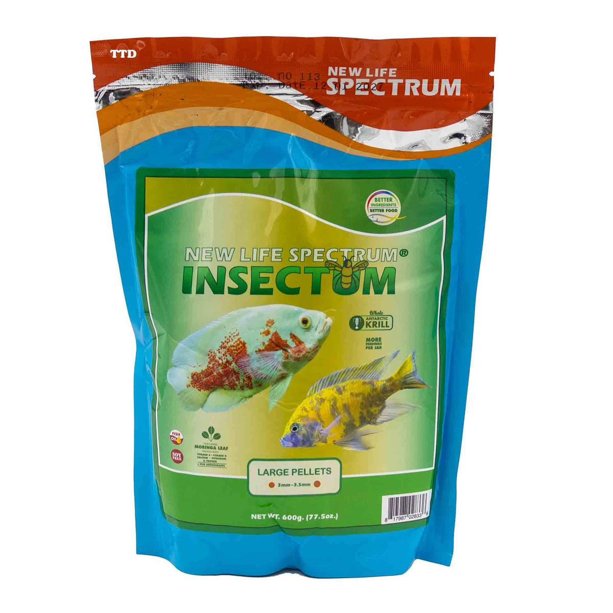 New Life Spectrum Insectum Large 600g - Sinking Pellet 3-3.5mm