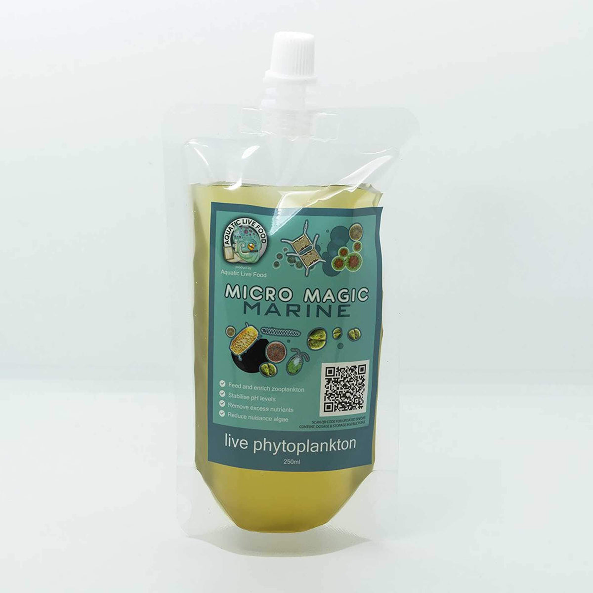 Aquatic Live Food MicroMagic Phytoplankton 5 Marine Species - Live Food - Instore Pick Up Only