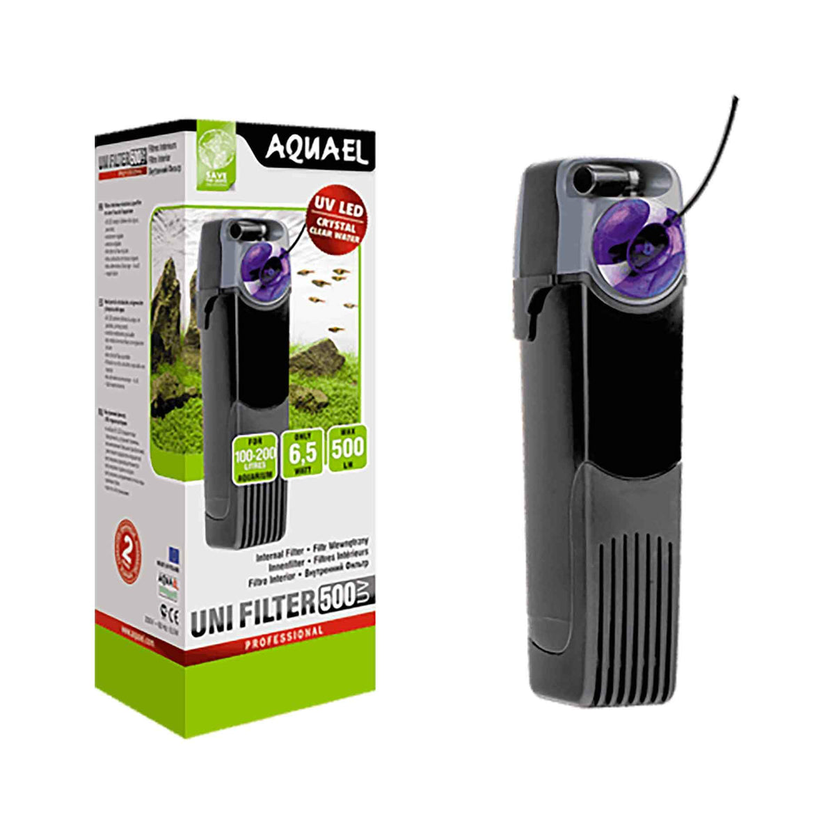 Aquael Unifilter UV 500 Internal Filter - 500l/h