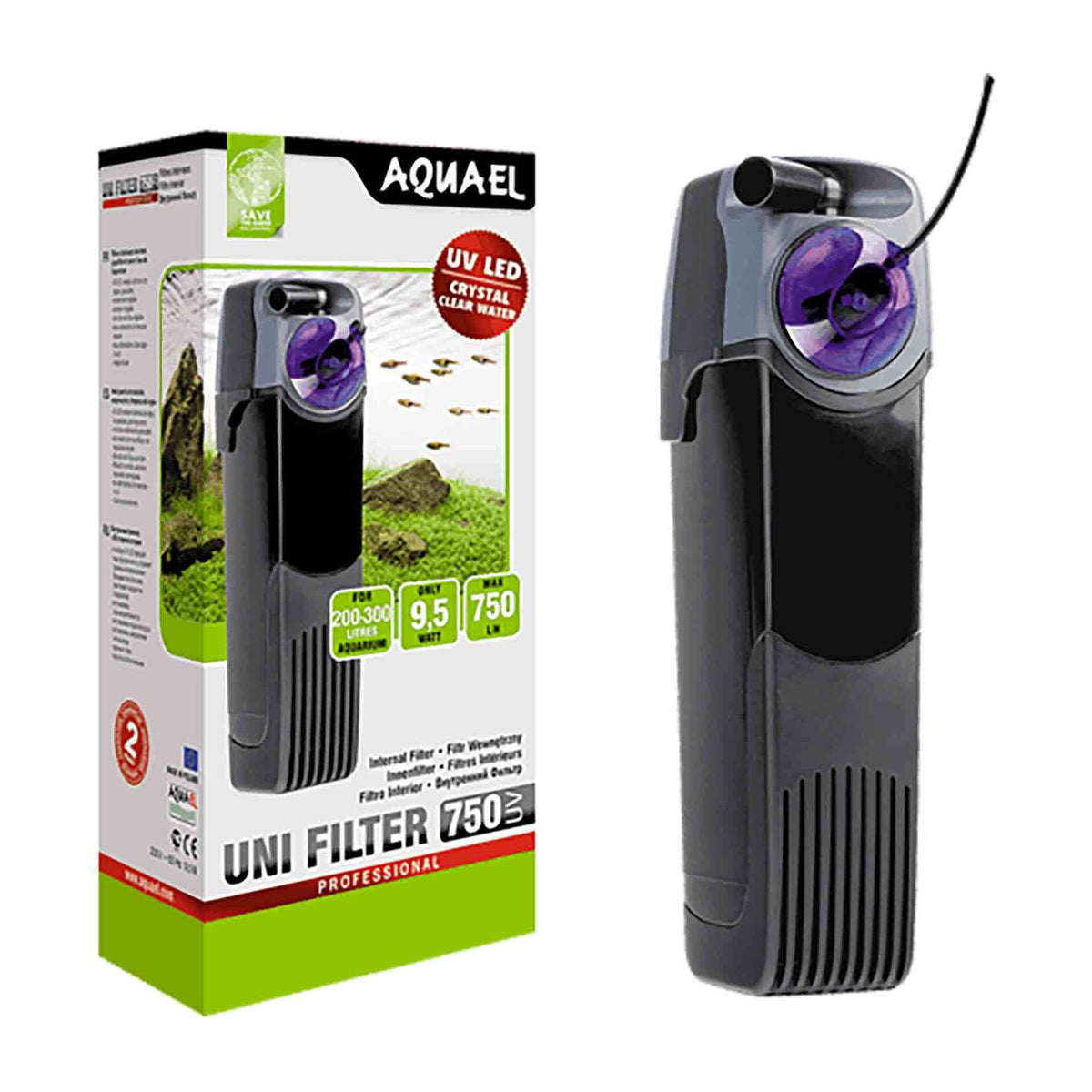 Aquael Unifilter UV 750 Internal Filter - 750l/h