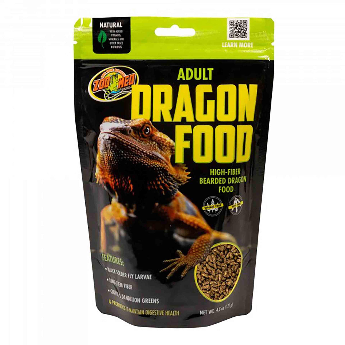 Zoo Med Insect High-Fiber Bearded Dragon Food Adult 127gm