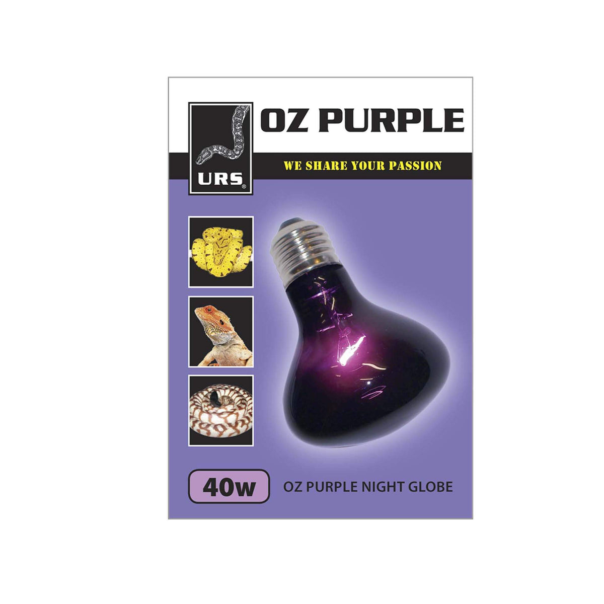 URS OZ Purple Night Heat and Light 40w