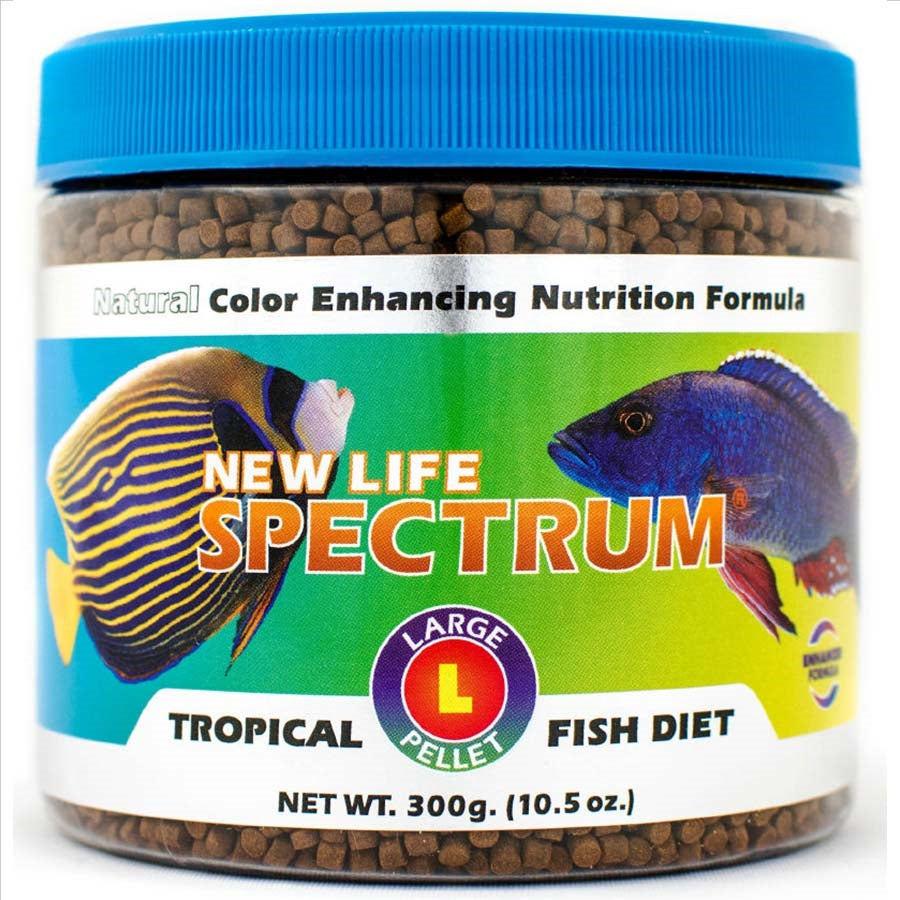 New Life Spectrum Large Tropical Fish Diet 300g - Sinking Pellet 3-3.5mm