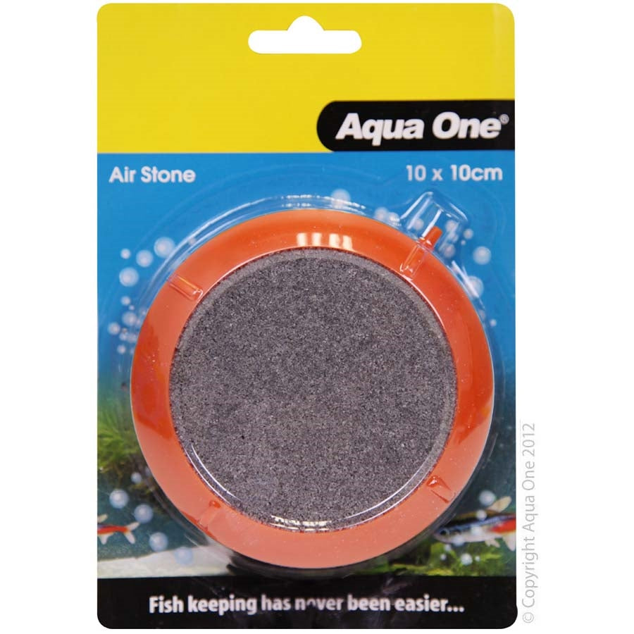 Aqua One 10cm Disc PVC Encased Air Stone - Sand