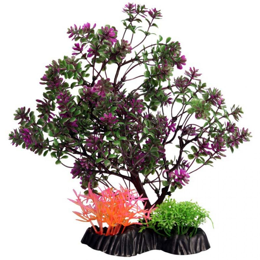 Aqua One Ecoscape Medium Catspaw Tree Purple 20cm - Artificial Plant