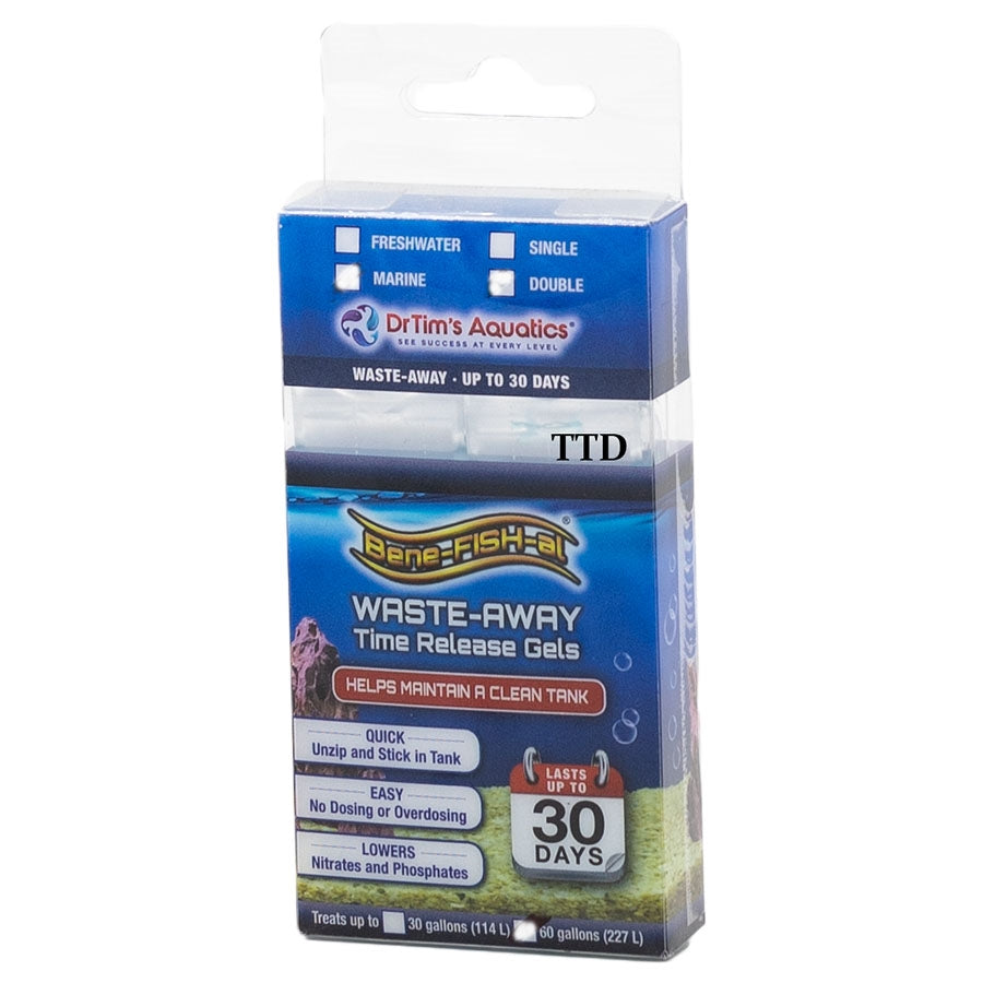 Dr Tims Freshwater Waste Away GEL 2 Pack- Each Treats 114 litres Lowers Phosphate and Nitrate
