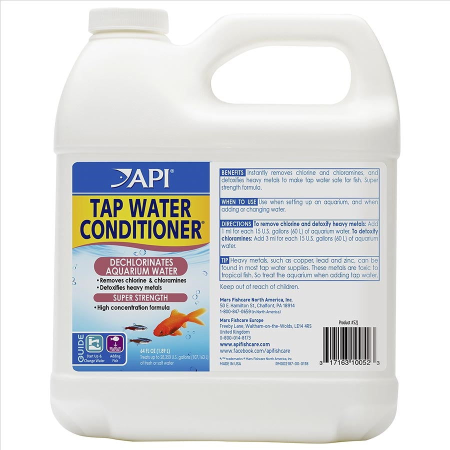 API Tap Water Conditioner 1.89 litres - Makes tap water safe
