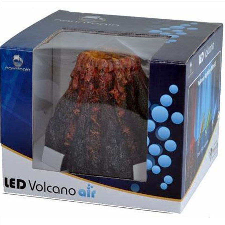 Aquatopia Volcano with LED light and airstone