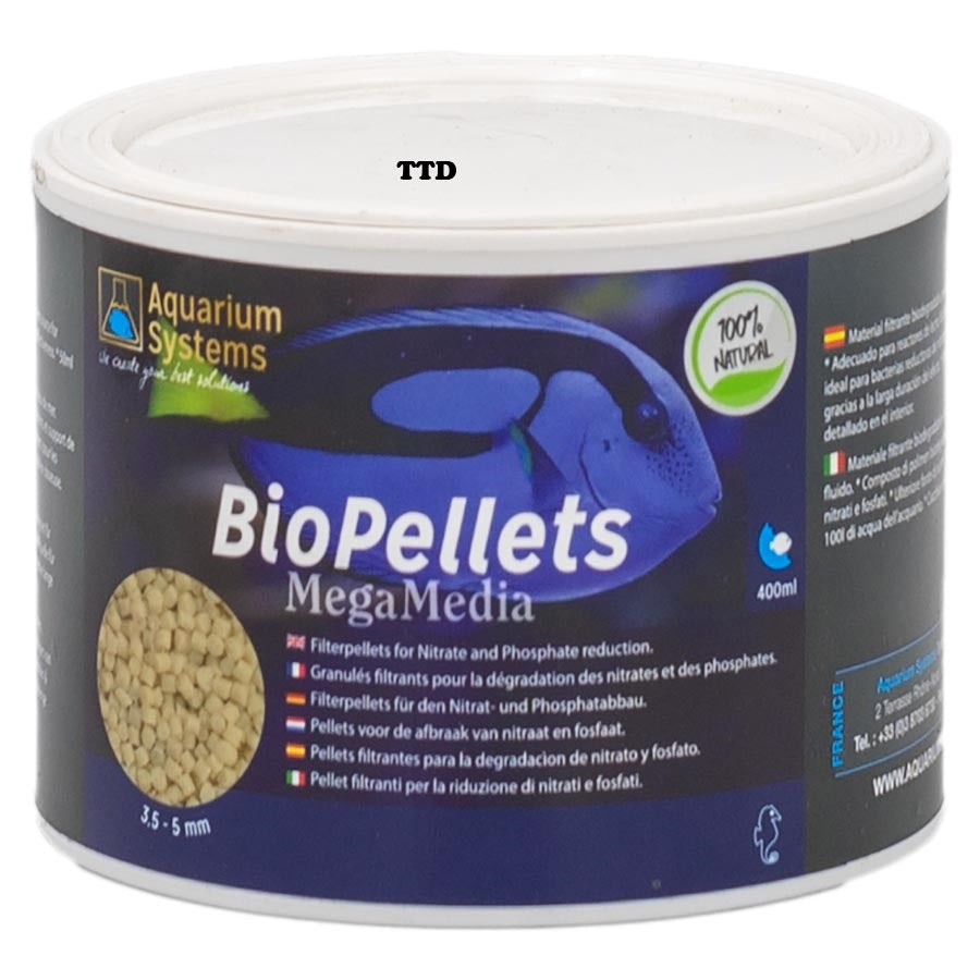 Aquarium Systems 400ml Bio Pellets Mega Media to control Phosphate and Nitrate