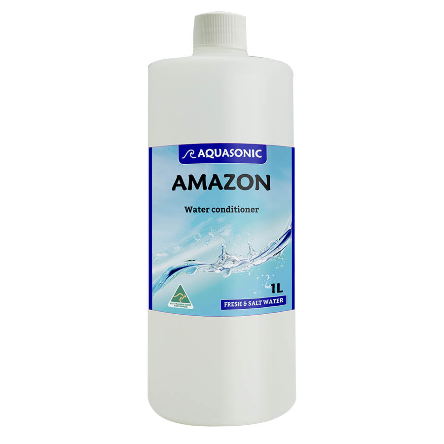 Aquasonic Amazon Water Conditioner 1 Litre - Blackwater - Australian Made