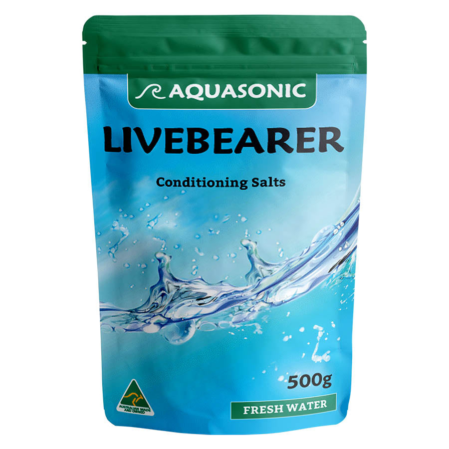 Aquasonic Livebearer Water Conditioner 500g - Australian Made