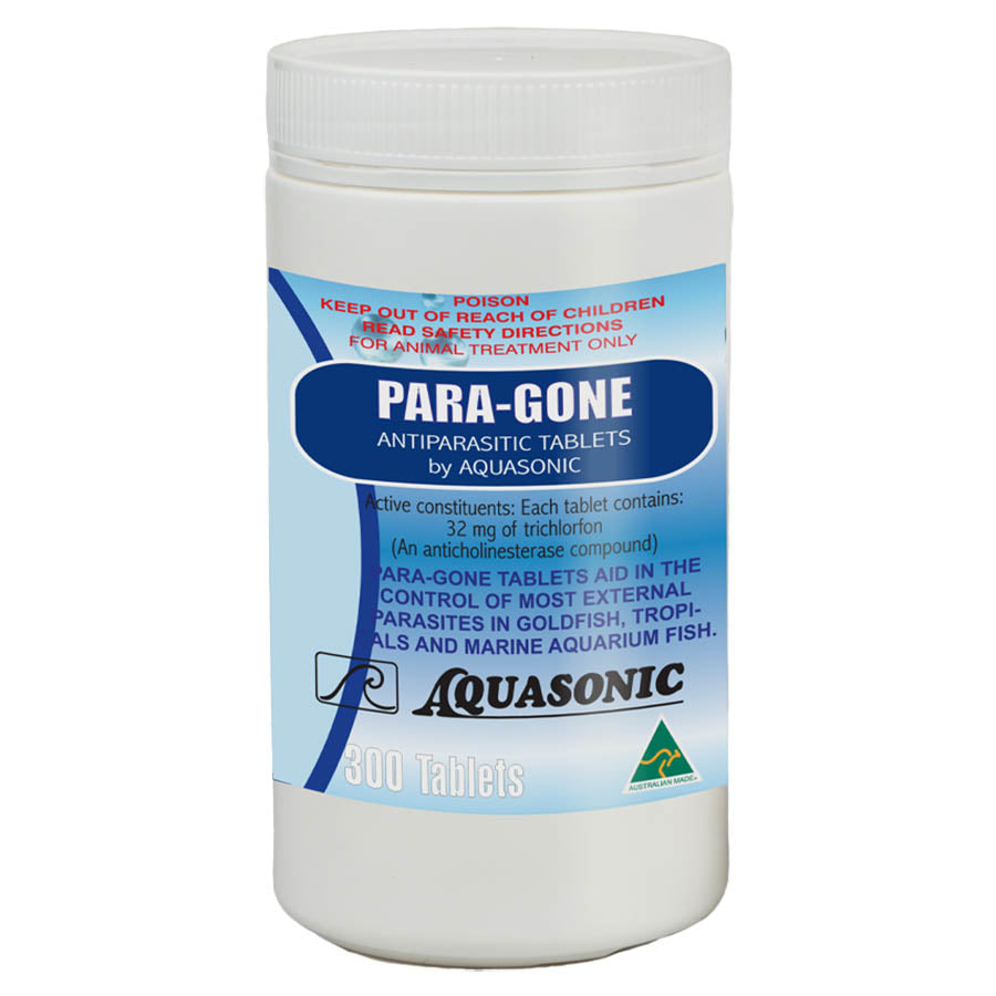 Aquasonic Paragone 300 Tablets for Lice, Fluke and Worms - Australian Made