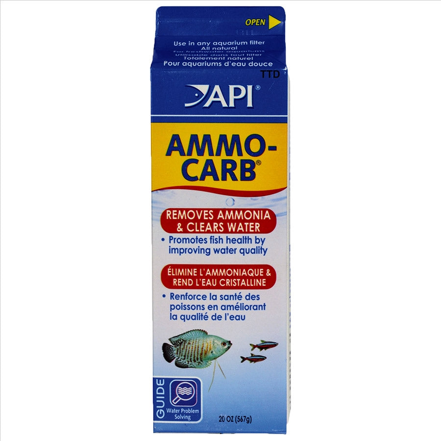 API Ammo Carb 567g Clears water removes Ammonia