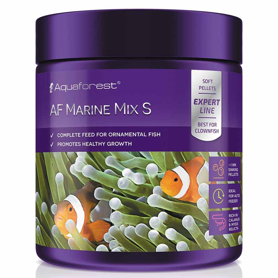 Aquaforest 120g Marine Mix S Fish Food 1mm Sinking Pellet