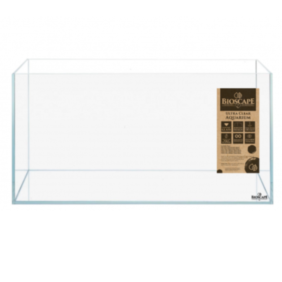 Bioscape 60cm Ultra Clear Glass Aquarium Tank - 2ft - 60x30x35 - In Store Pick Up Only