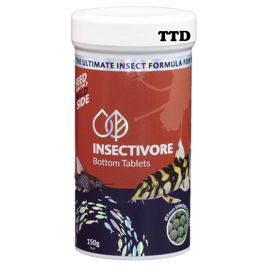 Bioscape Insectivore Bottom Feeder Tablets 150g Sinking 5mm Pellet Fish Food