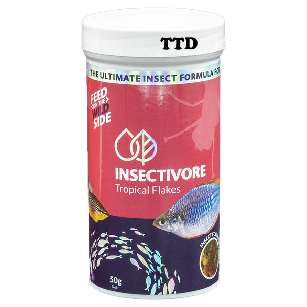 Bioscape Insectivore Tropical Fish Flake Food 50g The Tech Den