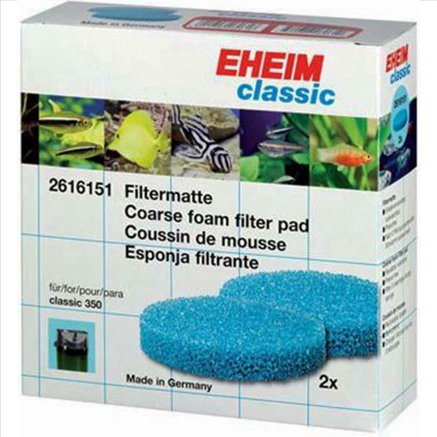 Eheim Classic 350 - 2215 Foam Filter Pad 2 Pack