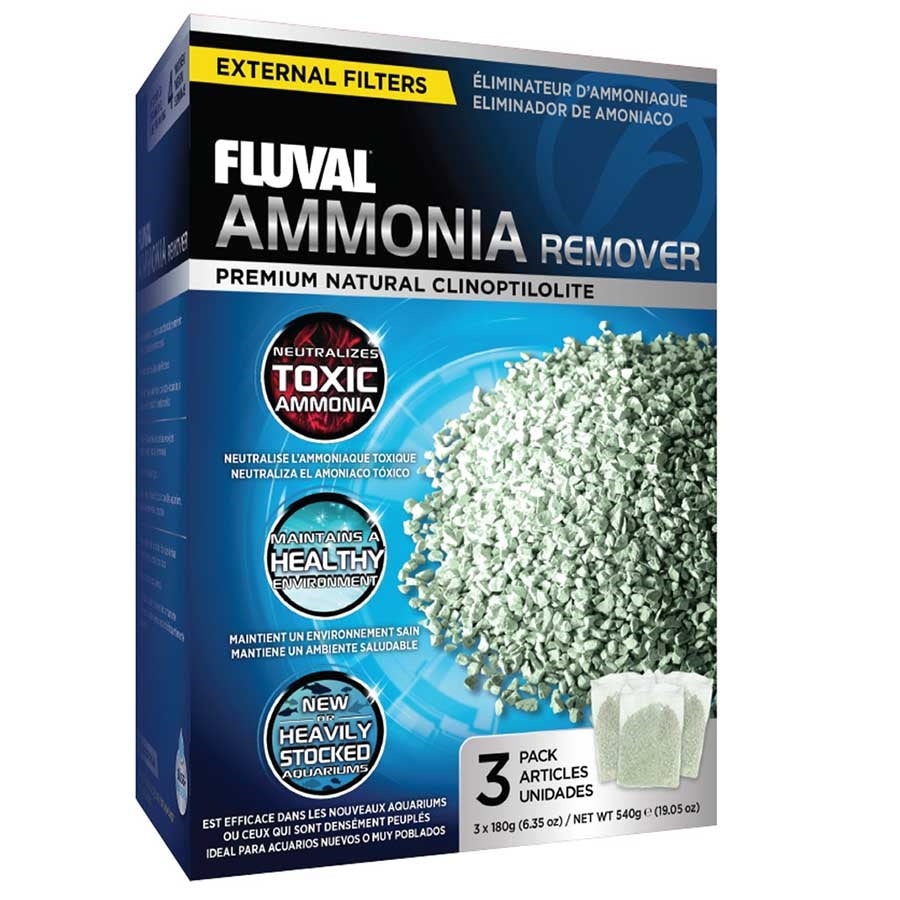 Fluval Ammonia Remover 180g 3 Pack