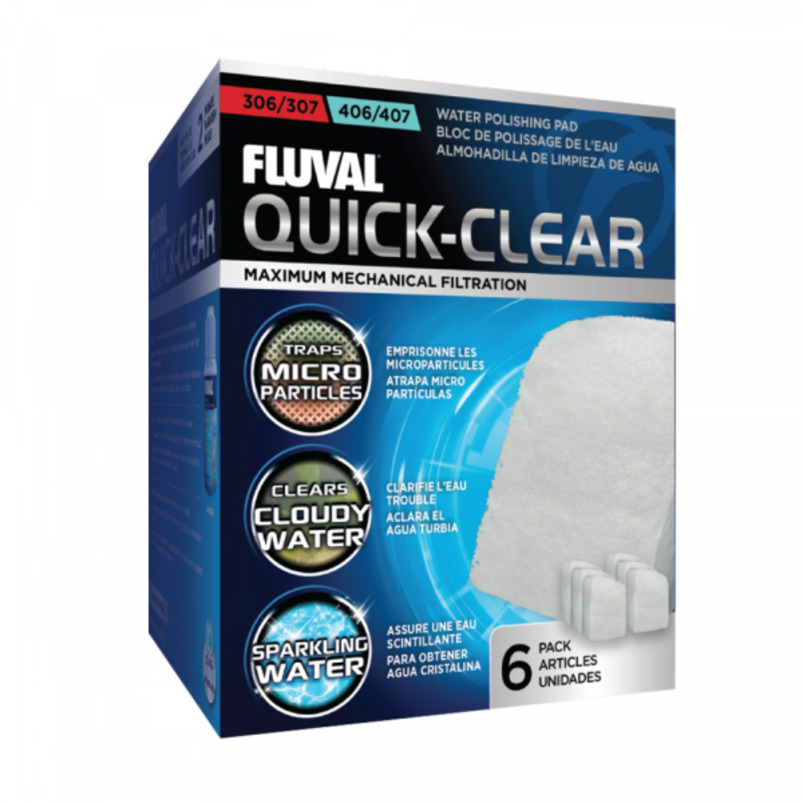 Fluval Quick Clear Polishing Pad for 306/406/307/407 - 6 pack
