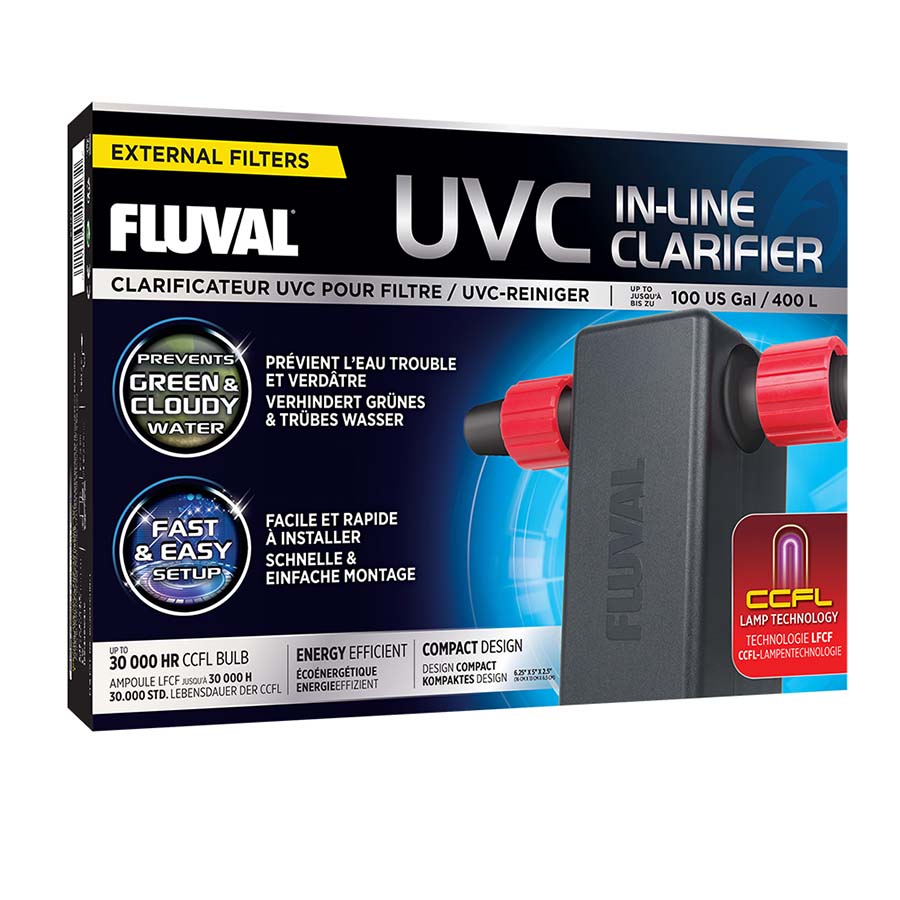 Fluval UVC Inline UV Clarifier Unit 3w