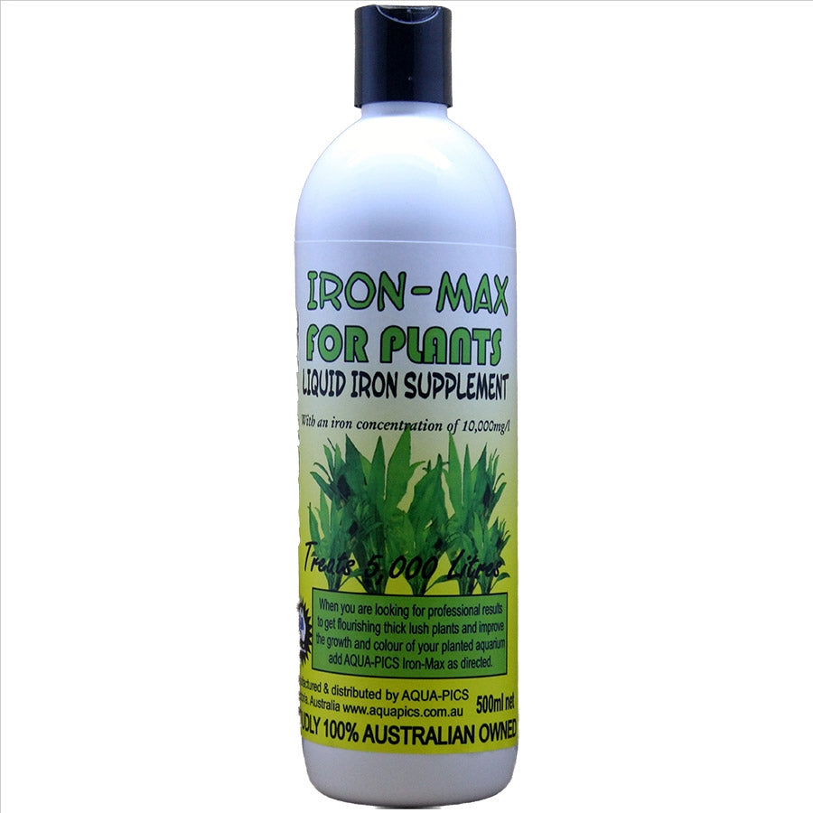 Aqua-Pics IRON - MAX Professional Grade Iron Supplement 500ml