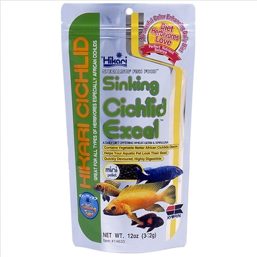 Hikari Sinking Cichlid Excel Mini Pellet 342g