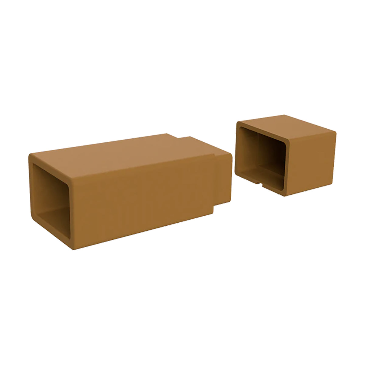 EzyCaves Light Brown Rectangle 10 Pack