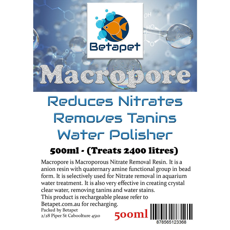 Betapet Macropore 500ml Aquarium Water Conditioner