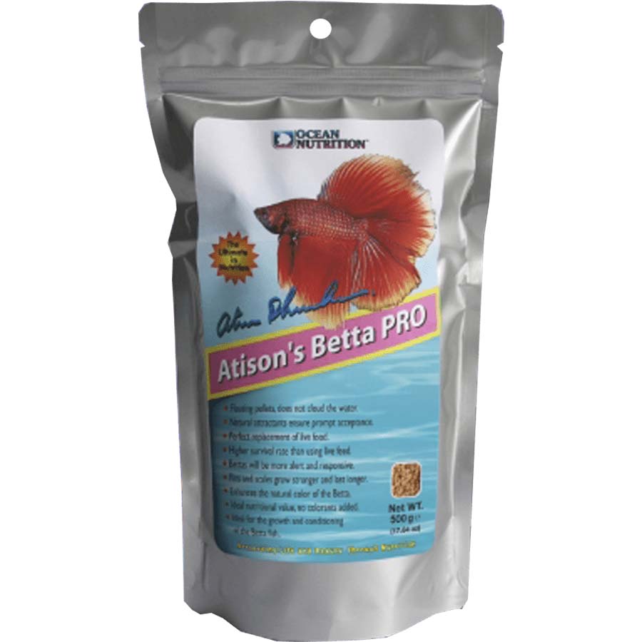 Ocean Nutrition Atisons Betta Pro Fish Food 500g Pellet - Special Order Item
