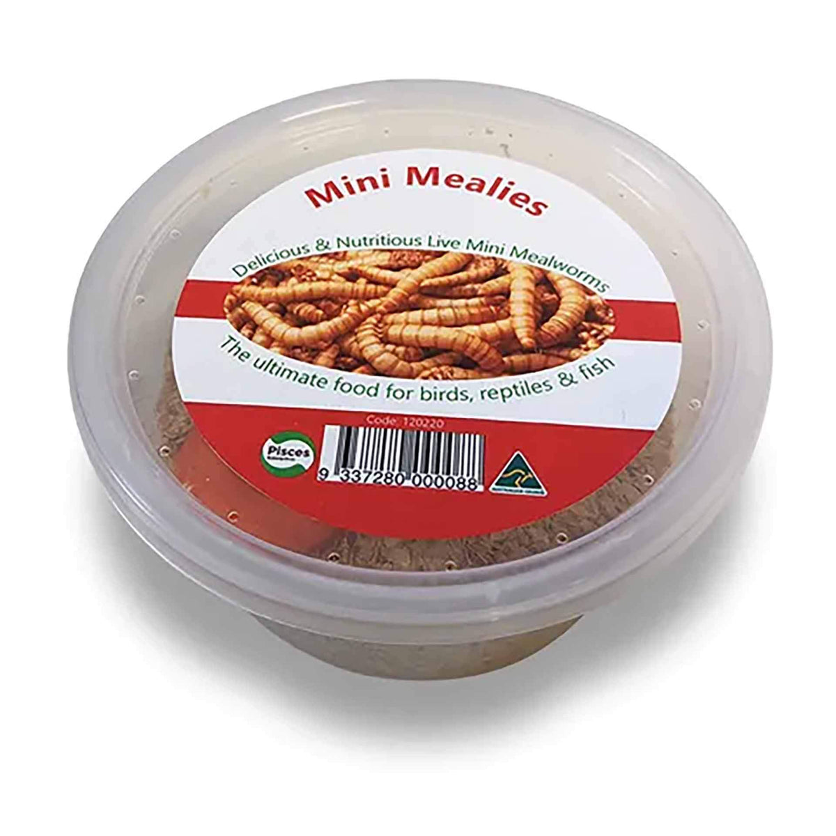 Pisces Mini Mealies - 25g Live Food - In Store Pick Up Only