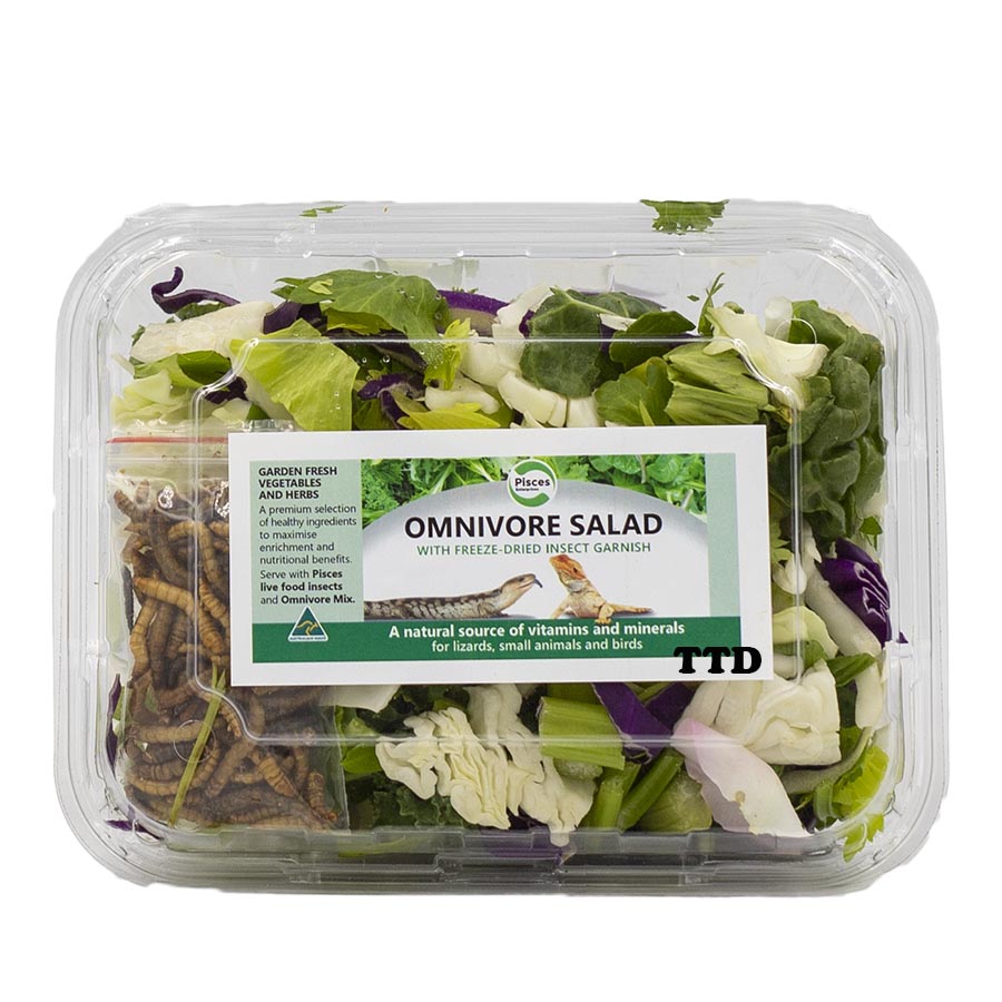 Pisces Omnivore Salad - with Freeze Dried Insect 100g