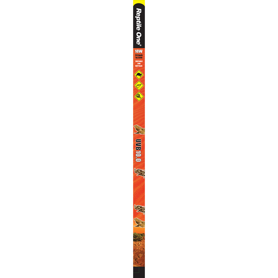 Reptile One 60cm UVB 10.0 Reptile Tube 18w 24in T8 - In Store Pick Up Only
