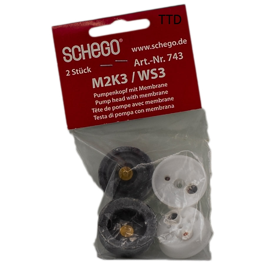 Schego M2K3 / WS3 Air Chamber and Diaphragm Kit