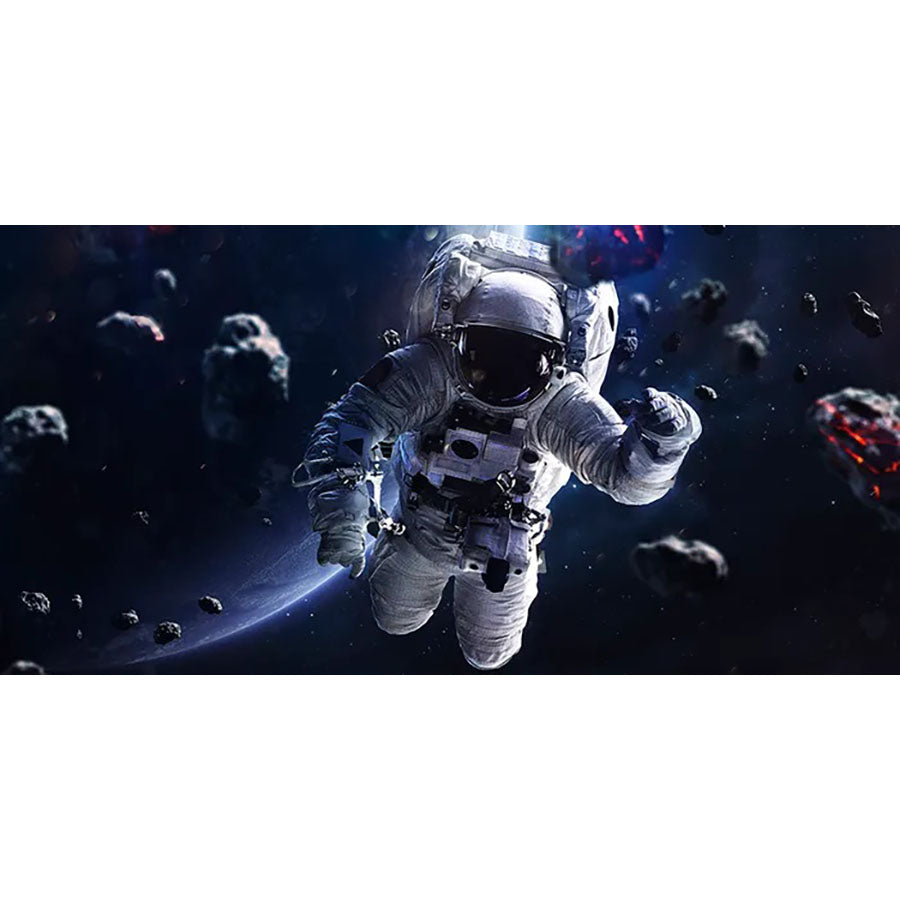 Spaceman - High Gloss Picture Background - (60,90,120cm wide options)