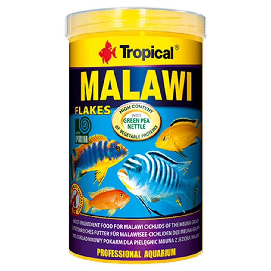 Tropical Malawi Flakes 250ml 50g Fish Food