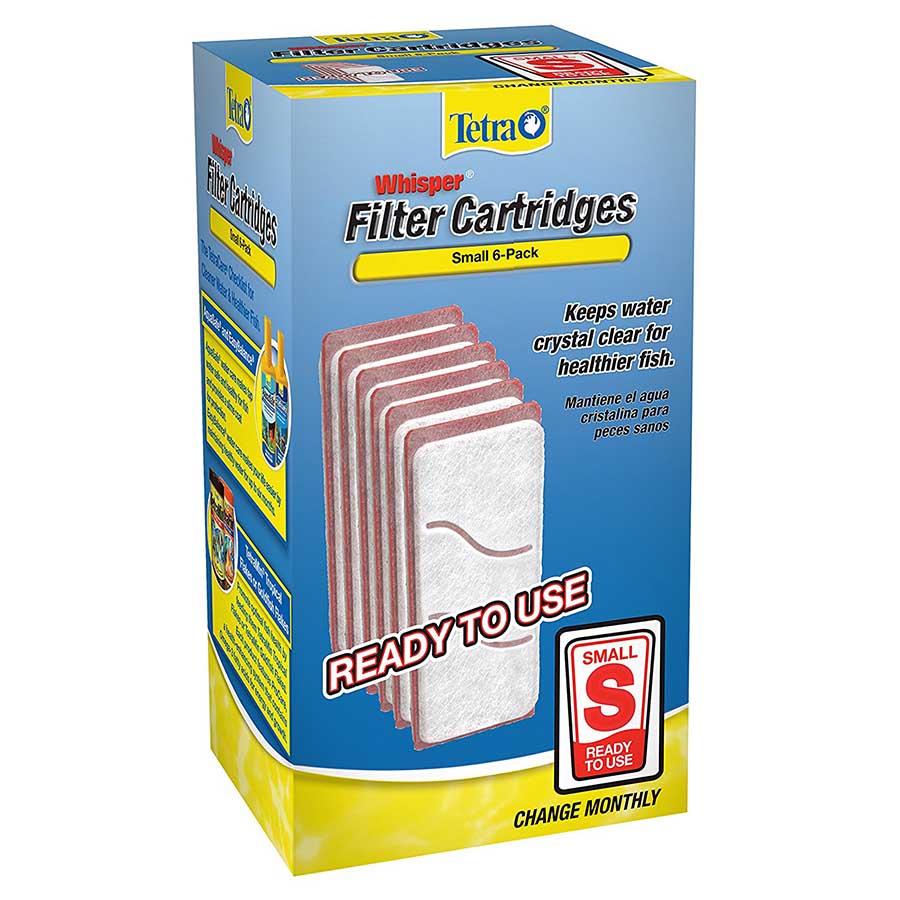 Tetra Whisper Small Filter Cartridge 6 pack