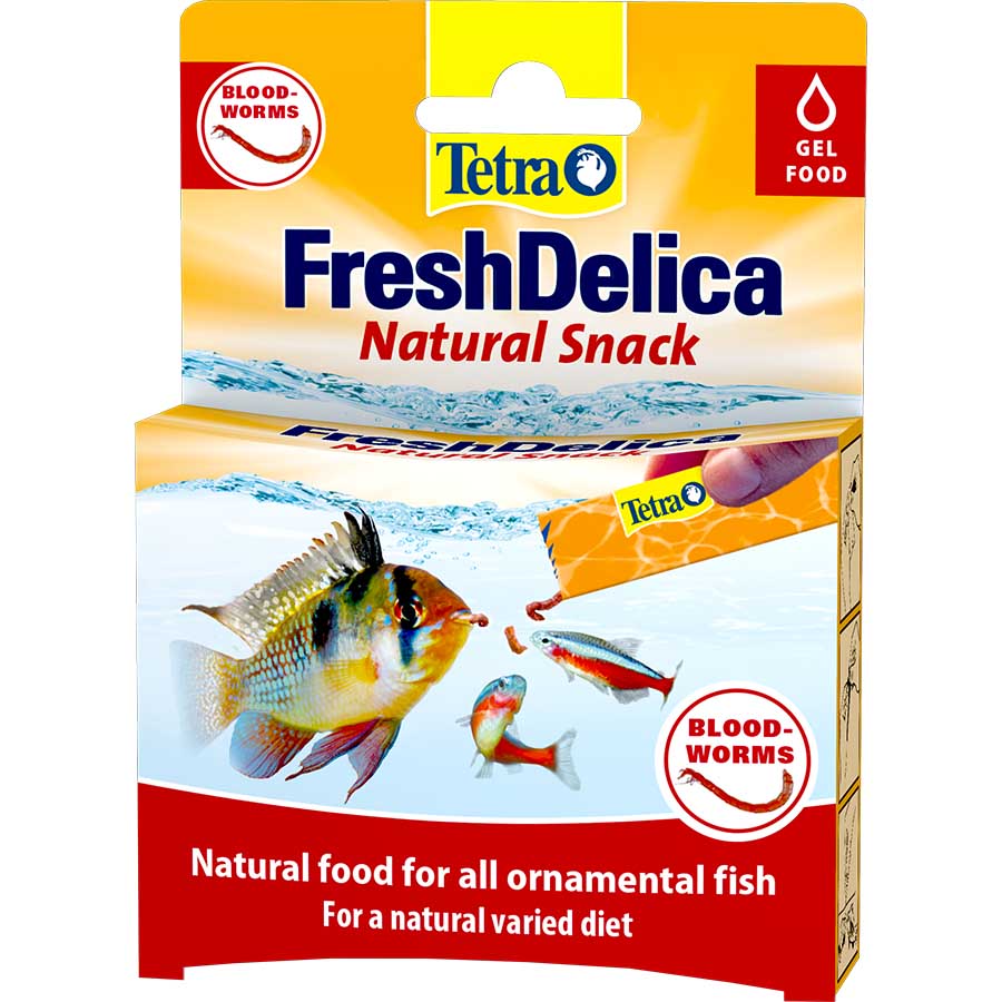 Tetra FreshDelica Bloodworm 16 x 3g Gel Packs