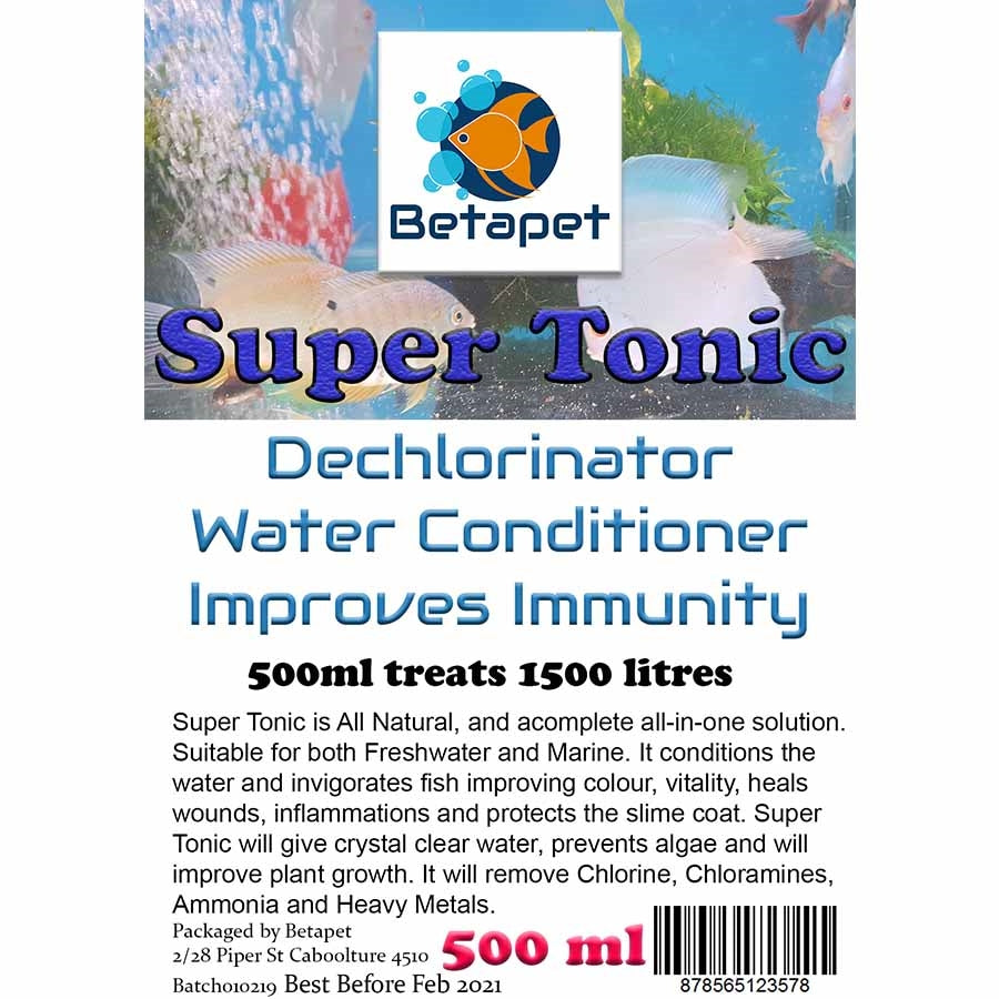 Betapet Super Tonic 500ml All-In-One Water Conditioner